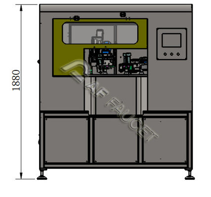 RTAF-RB0408-4-Spindles 8 ایستگاه ماشین برس برای قطعات کوچک ماشین CNC سیم کش