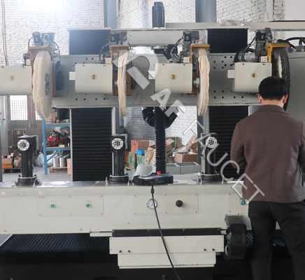 9.6kW ماشین پولیش کردن خودکار شیر برای فوندری فوندری شیر فلزی